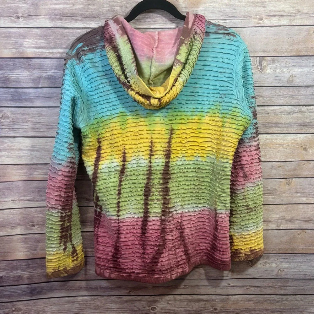 Rising International Bohemian Jacket Tie Dye Size Medium